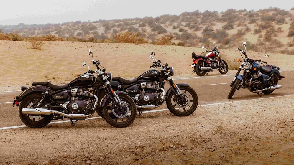 La nueva moto Super Meteor ofrece una conducción muy cómoda.