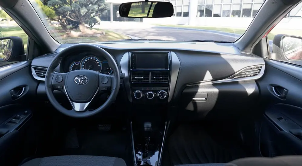 El Yaris tiene una pantalla de 7 pulgadas.