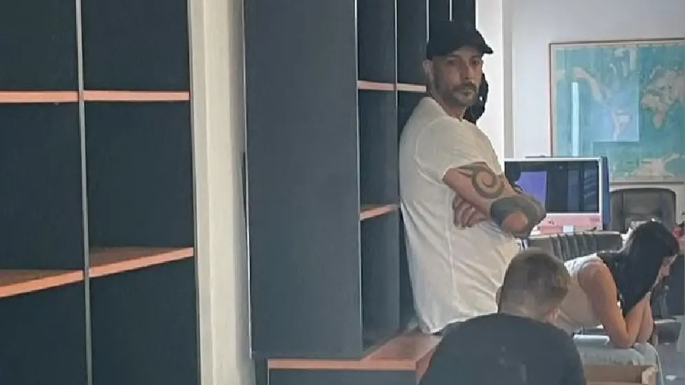Javier Fariña al ser detenido