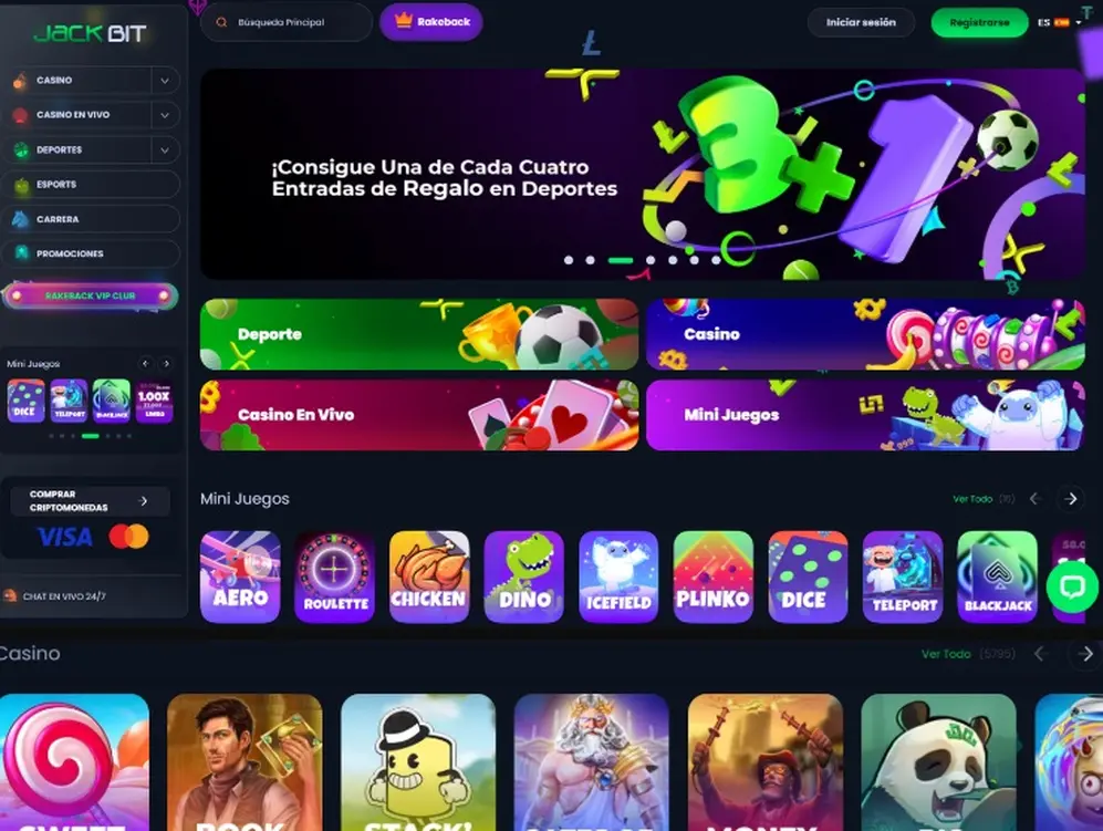Las mejores recompensas en slots online en JackBit Casino