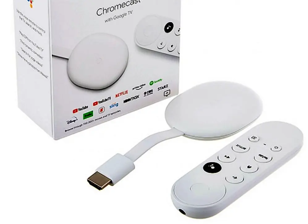 Chromecast con control remoto.