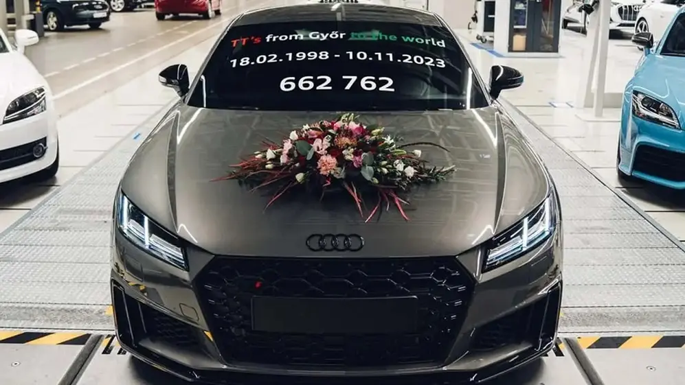 Audi le dio el adiós al TT. que se dejó de fabricar.