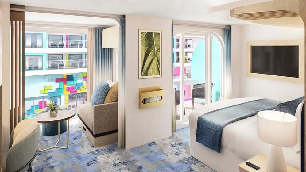 Habitaciones del Icon of the Seas, el crucero que patrocina Messi