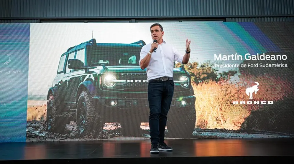 Martín Galdeano, presidente de Ford Sudamérica.