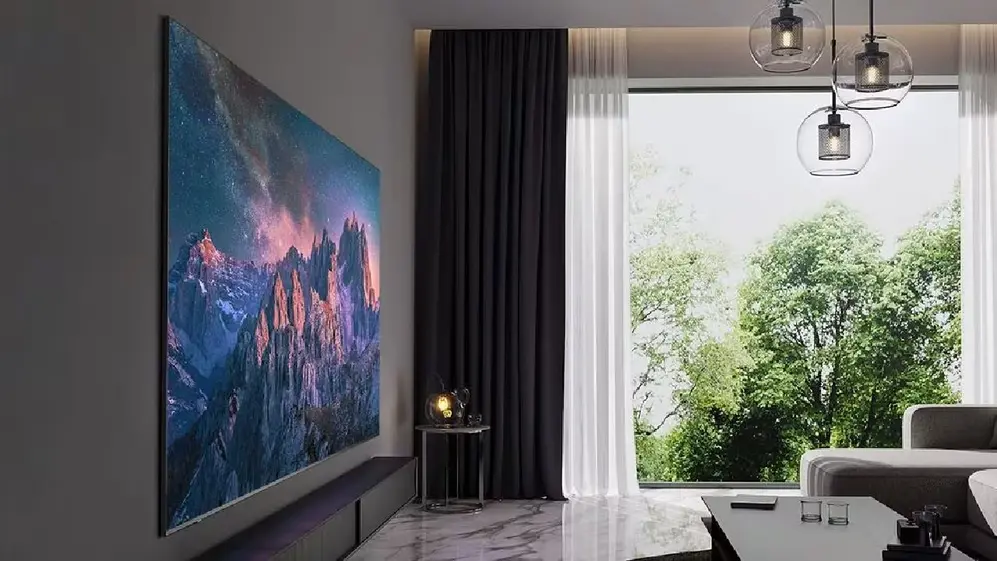 El TV Samsung de 98 pulgadas cuenta con un sonido de primera calidad