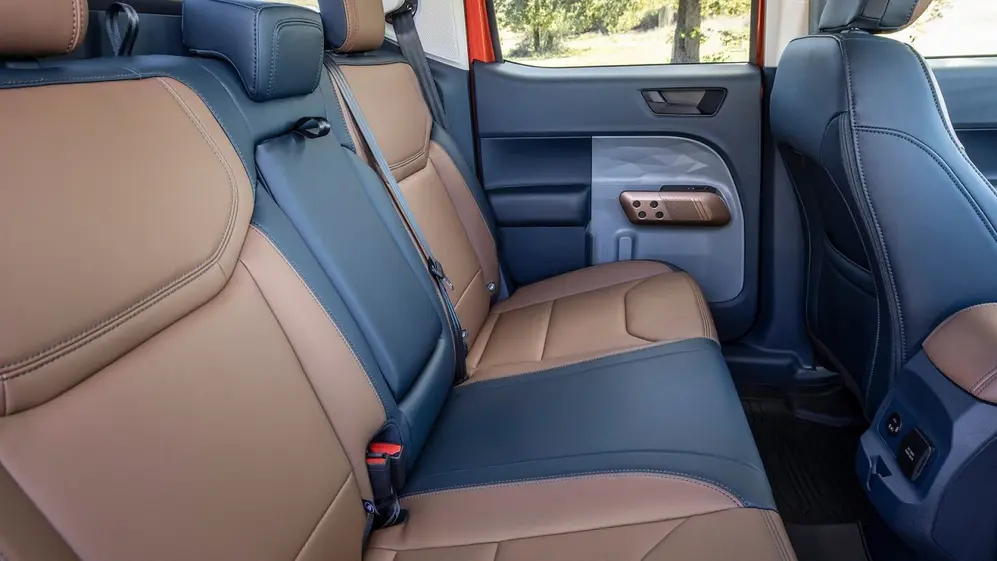 Buena habitabilidad para la camioneta de Ford.