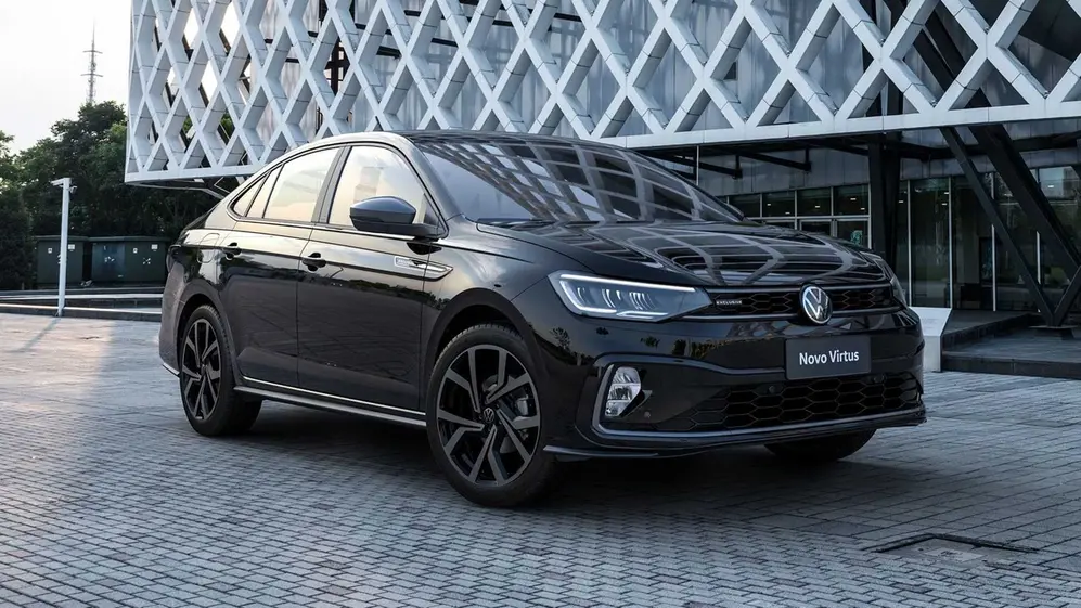 El Volkswagen Virtus Exclusive es la versión más deportiva.
