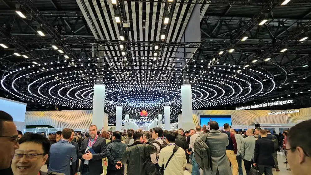 El pabellón de Huawei es el más grande del MWC 2024.