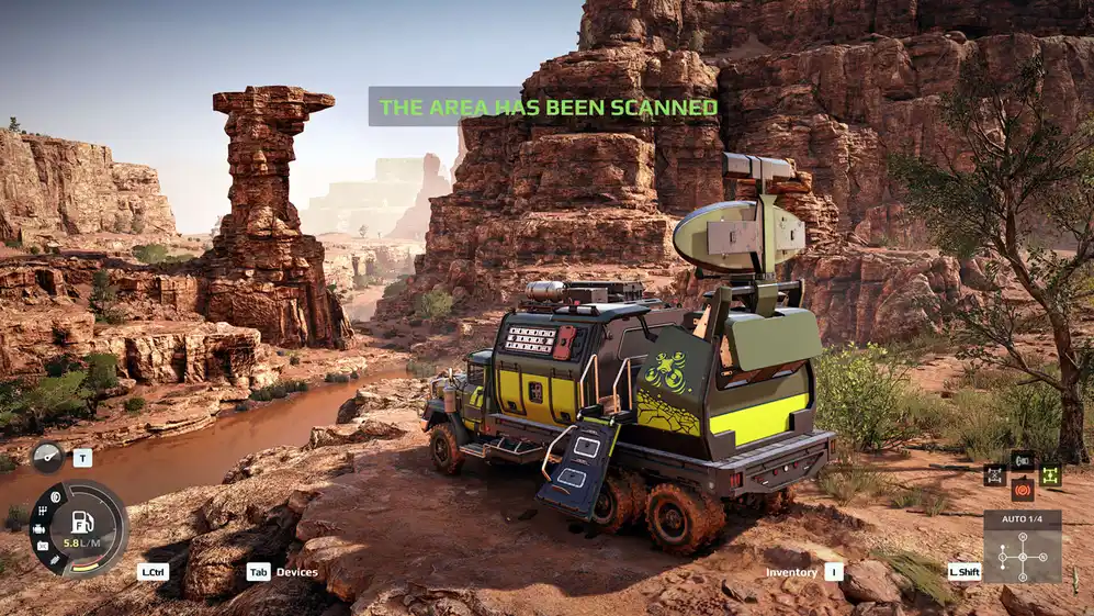 En el videojuego Expeditions hay vehículos todo terreno por caminos intrincados.