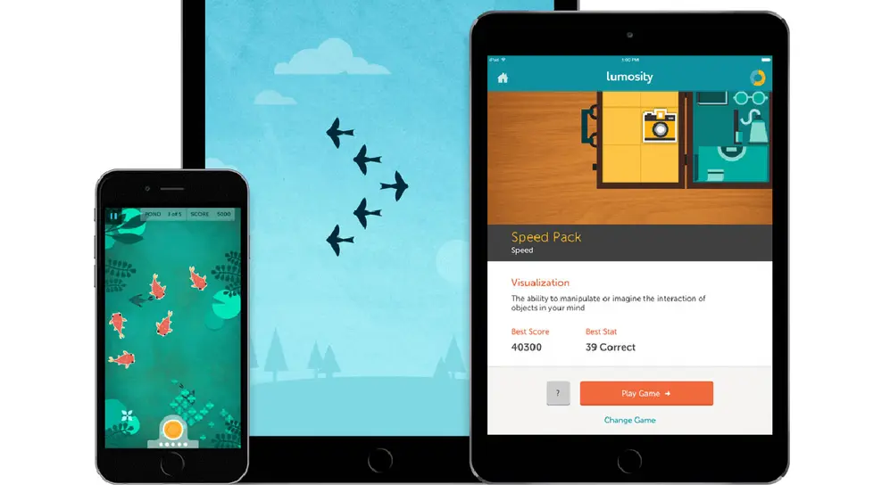 Lumosity está disponible también para tabletas.