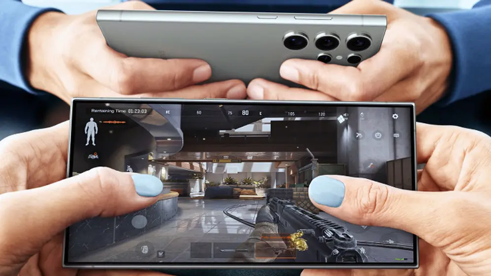 El Samsung S24 Ultra tiene una de las pantallas más grandes entre los celulares tope de gama.