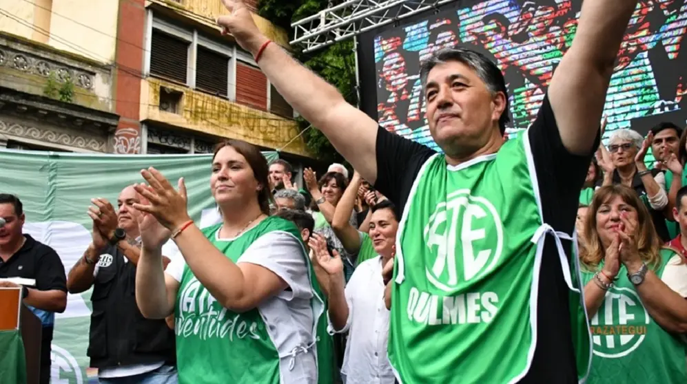 Los reclamos de ATE seguirán durante todo el miércoles.