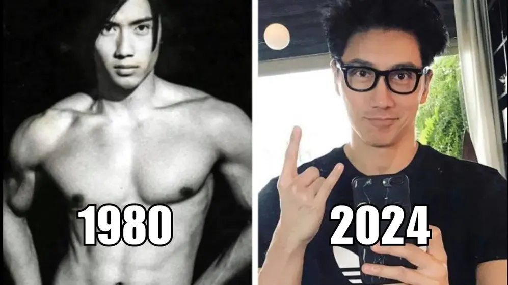 Tan en una foto de 1980 y otra 44 años después, en 2024 
