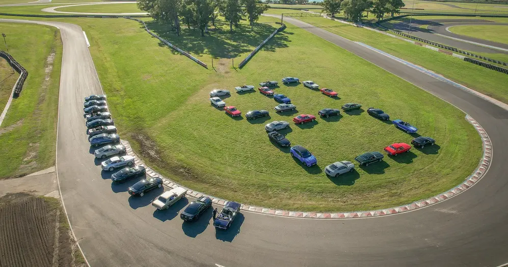 Los 60 años del Mustang en el Autódromo de Buenos Aires.