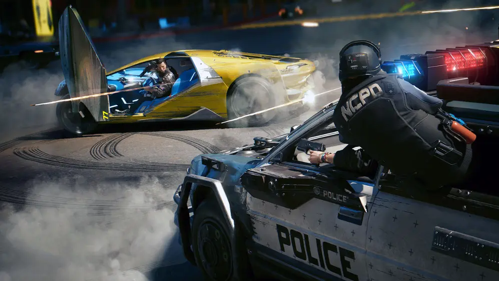 Captura de pantalla de CyberPunk 2077 