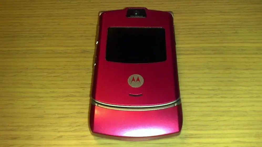 El Motorola Razr V3 llegó en muchos colores disponibles.