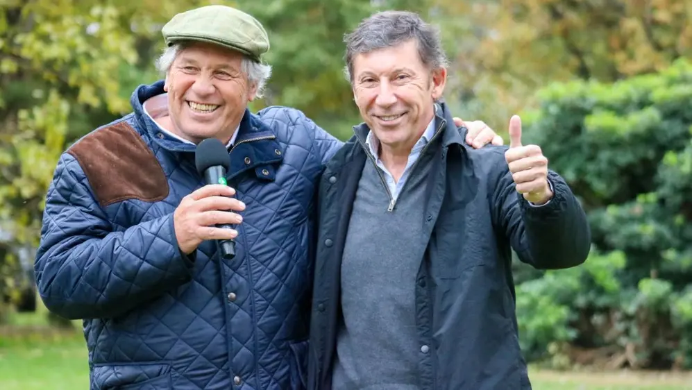 Antonio Bullrich, junto al exintendente de San Isidro, Gustavo Posse