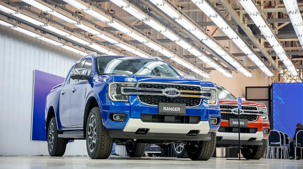 La camioneta Ford Ranger ya tiene los motores argentinos.