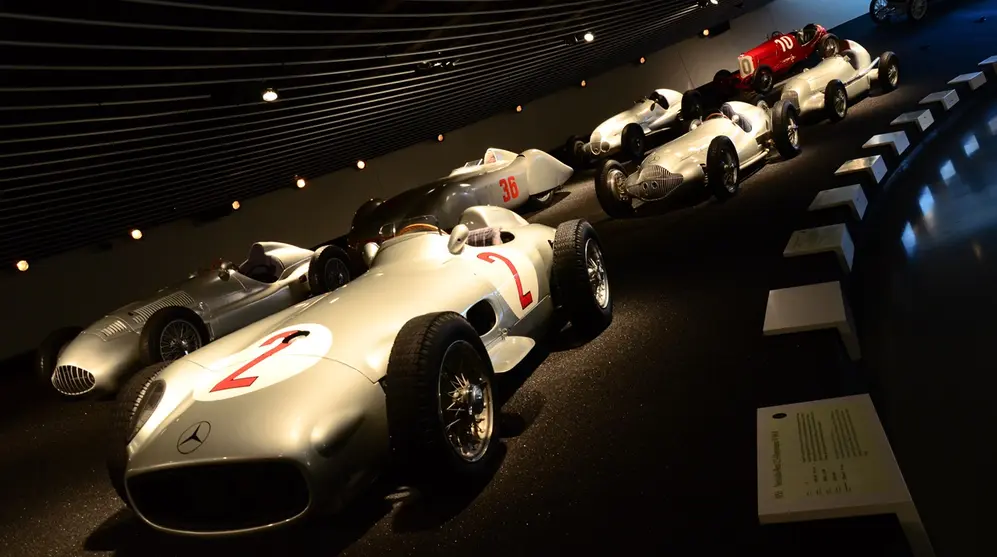 Una imagen del Museo de Mercedes Benz.