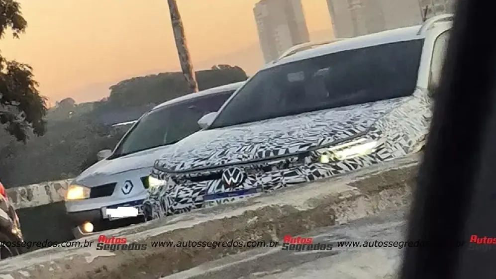 El Volkswagen Nivus camuflado, llegará pronto a la Argentina.