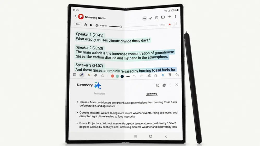 El S Pen se venderá aparte del Galaxy Z Fold 6.