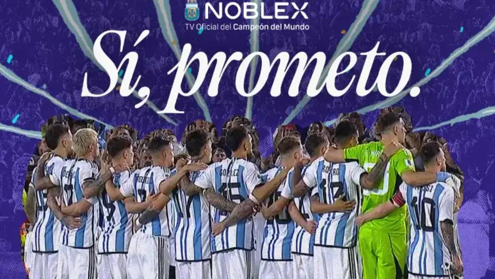 Para esta Copa América, Noblex invirtió u$s250.000