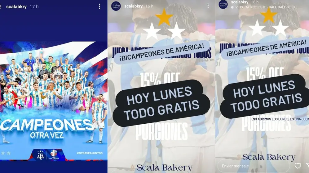 El festejo en redes en la panadería de la hermana de Lionel Scaloni, con broma incluida