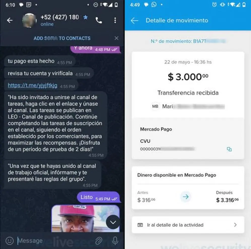Los estafadores piden dinero como 