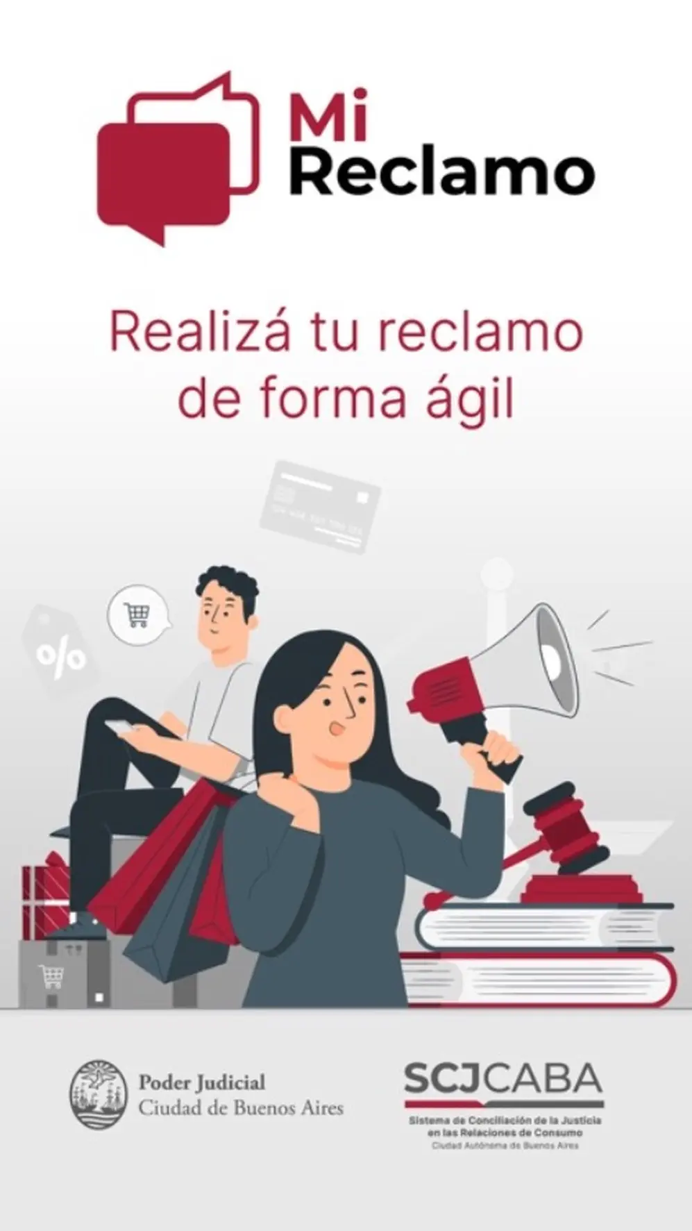 Mi Reclamo es una aplicación gratuita para todos los residentes de CABA