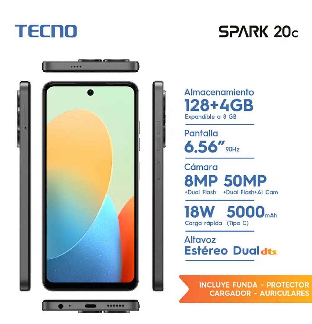 Ficha técnica del Spark 20C.