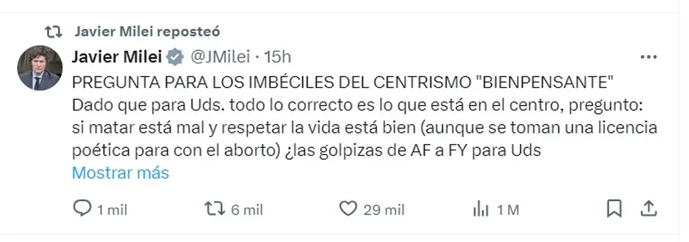 Fuente: X
