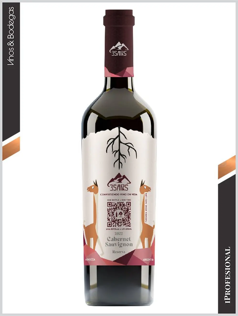 Vino 3Sapas Cabernet Sauvignon Reserva