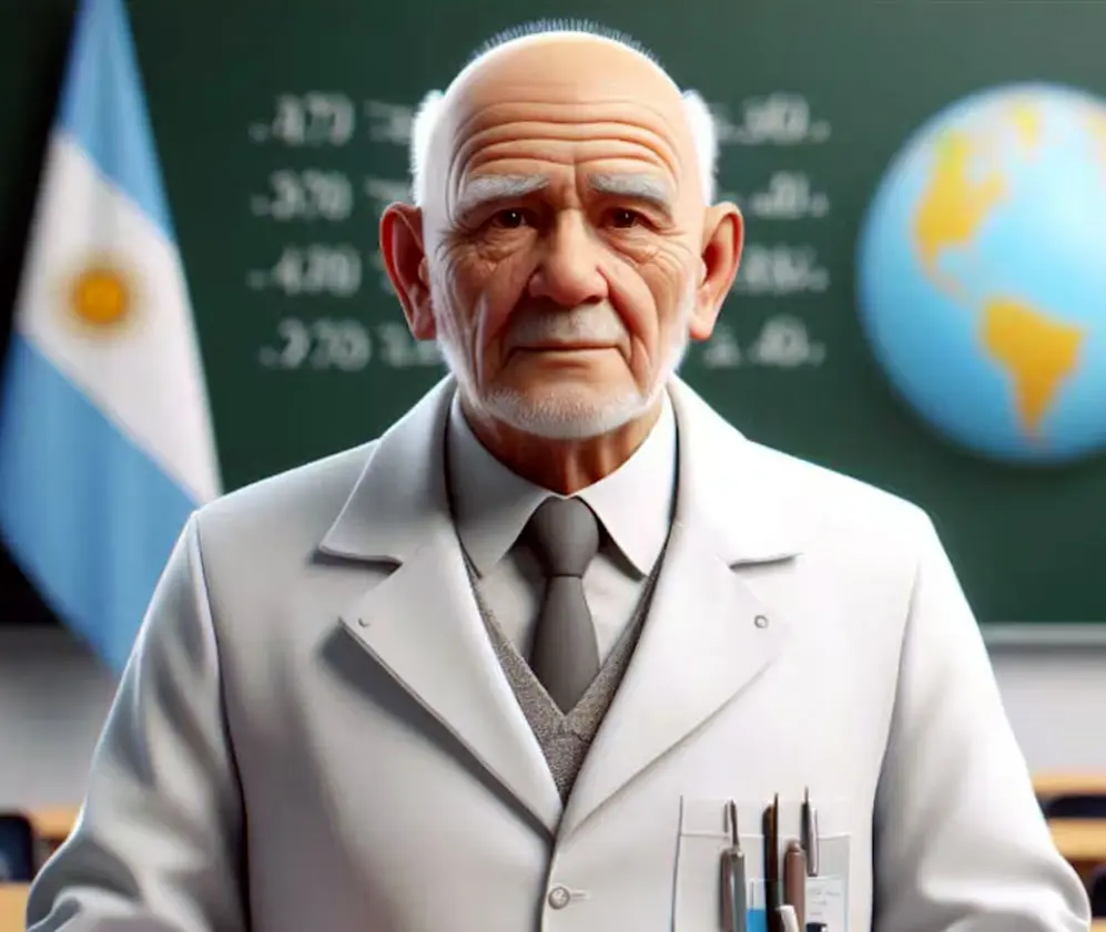 La versión docente de Domingo Faustino Sarmiento, según Copilot.