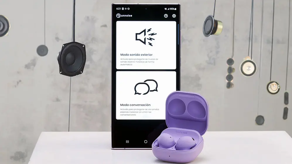 Herramientas de ANC de Samsung Galaxy Buds 2 Pro.