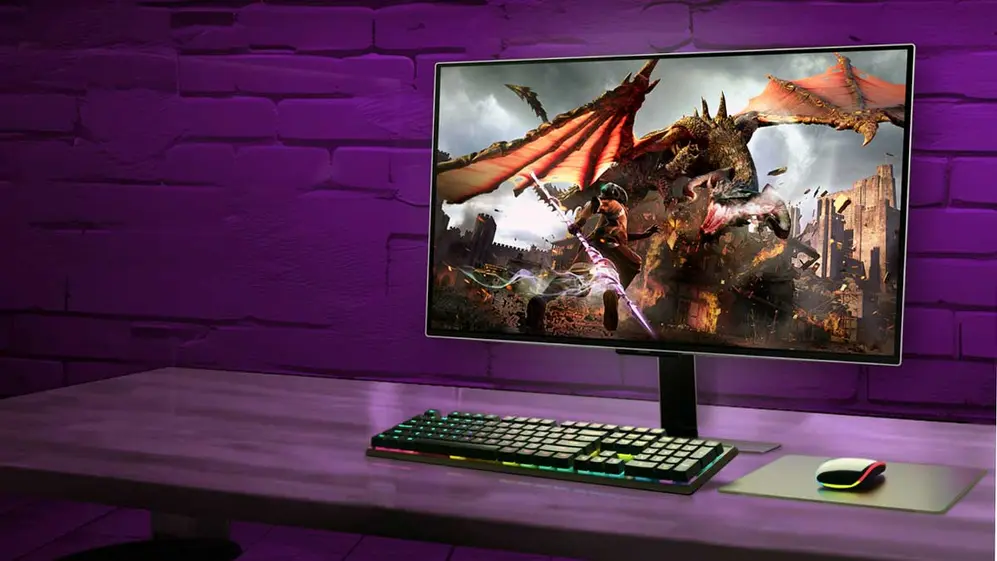Monitor Odyssey OLED G8 de Samsung para juegos.