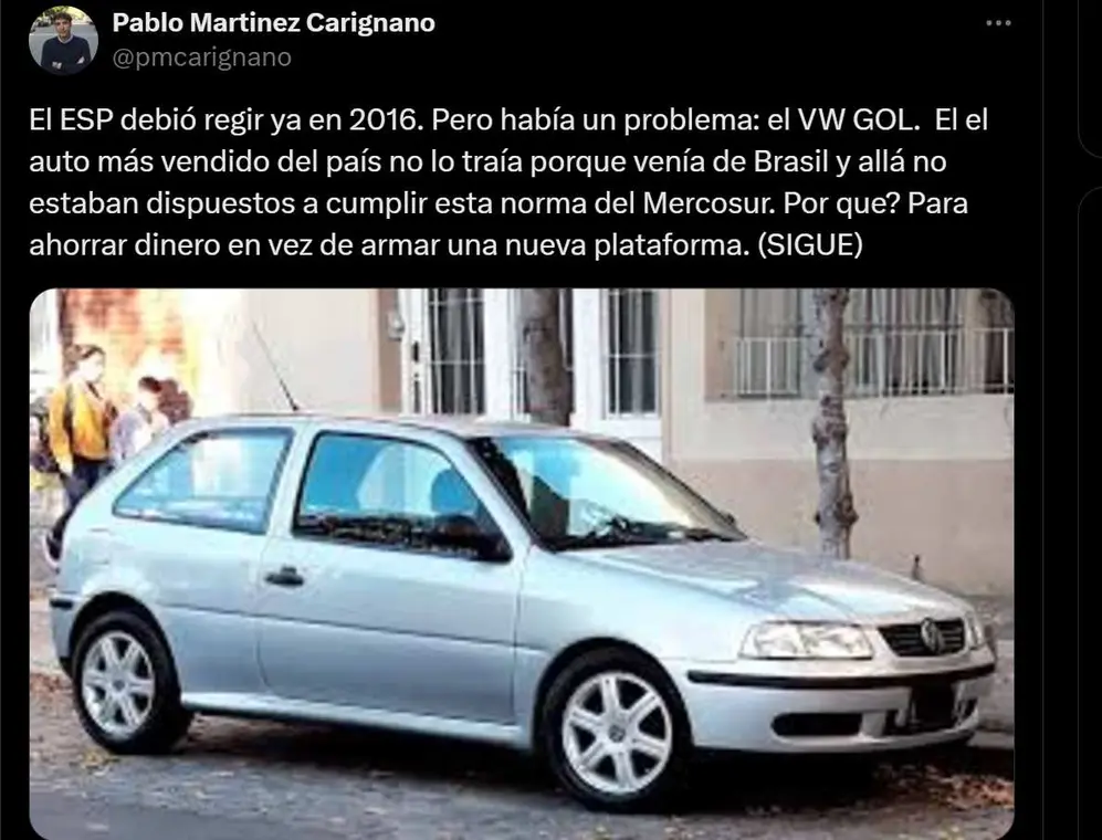 El reclamo del exfuncionario, Pablo Martínez Carignano, contra Volkswagen.