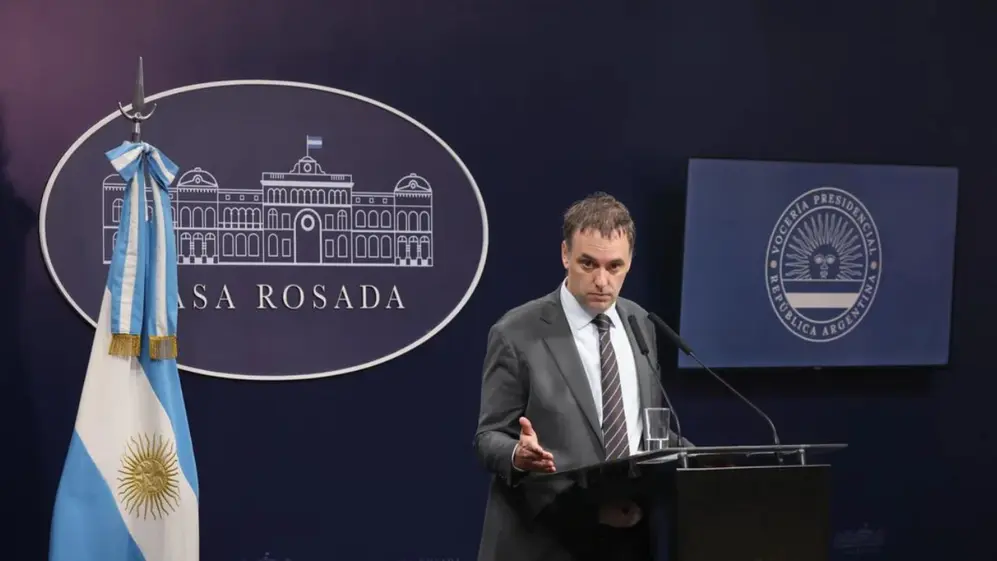 Manuel Adorni, vocero presidencial