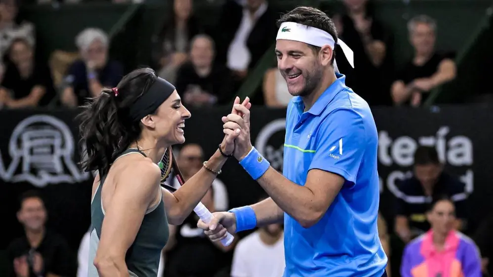 Gabriela Sabatini y Juan Martín Del Potro (Marcelo Endelli para El Último Desafío)