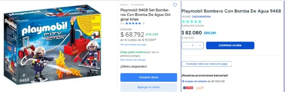 Los juguetes también se consiguen más baratos en Mercado Libre