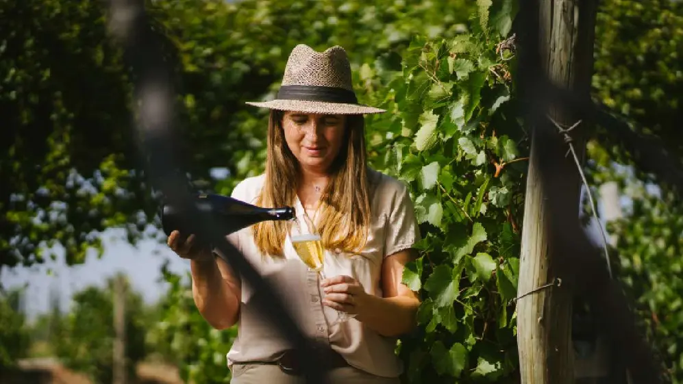 Lorena Mutet, enóloga de Bodega Cruzat