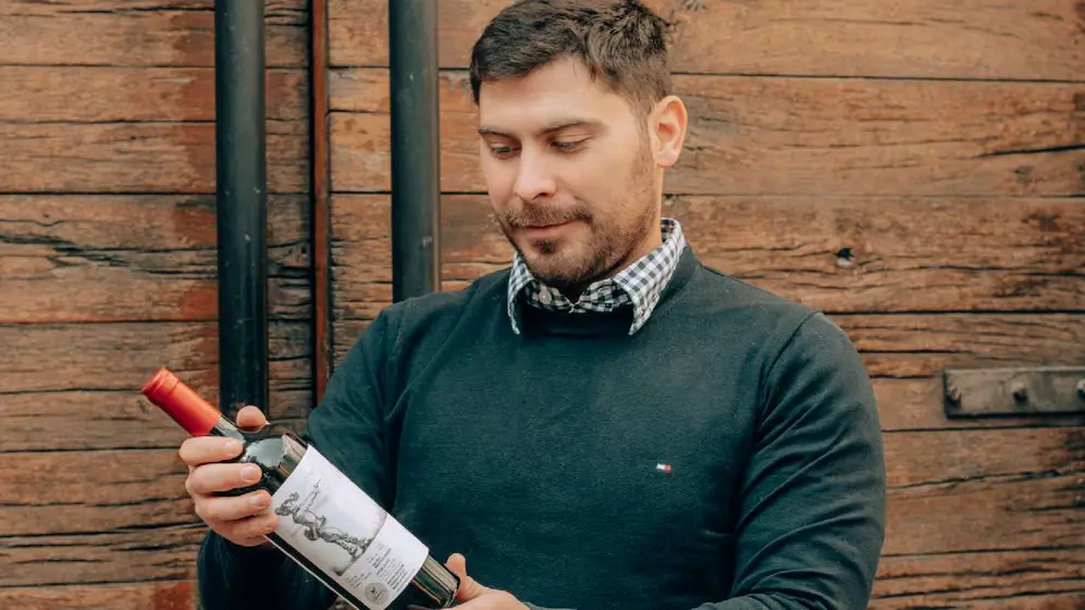 Lucca Stradella, enólogo de Cimarrón Wines Co.