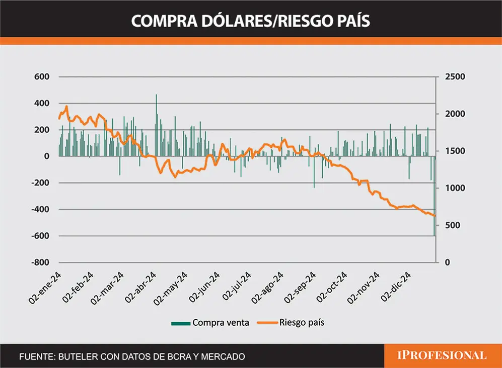 Fuente: Christian Buteler con datos del BCRA y el mercado