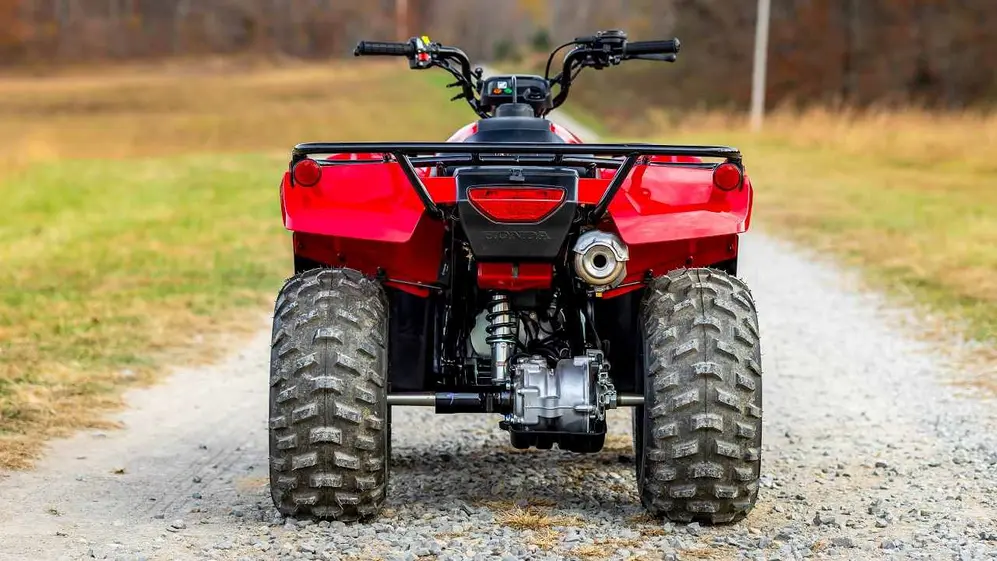 El nuevo Honda TRX tiene una capacidad de carga de 30 kg atrás y 15 kilos adelante.