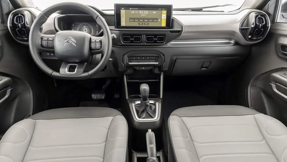 El nuevo SUV de Citroën tiene una pantalla flotante.
