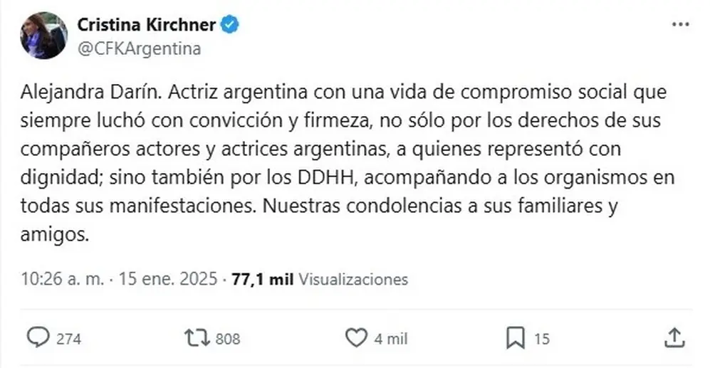 Cristina Kirchner
