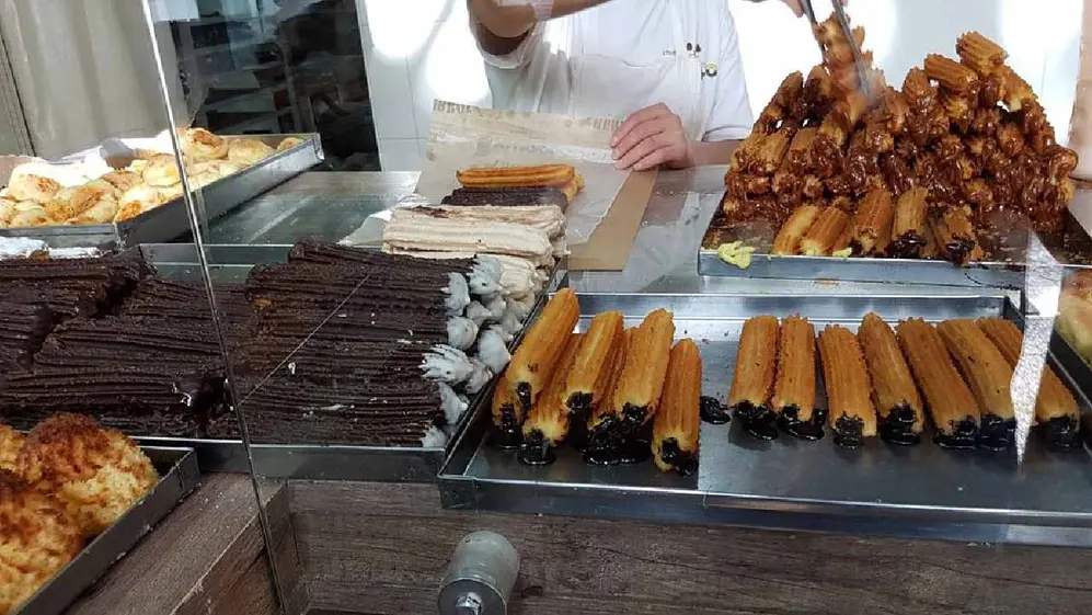 Los churros de dulce de leche son los más vendidos, tanto en mostrador como delivery
