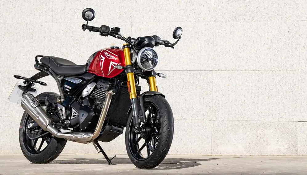 Las motos Triumph más accesibles se caracterizan por ser más livianas.