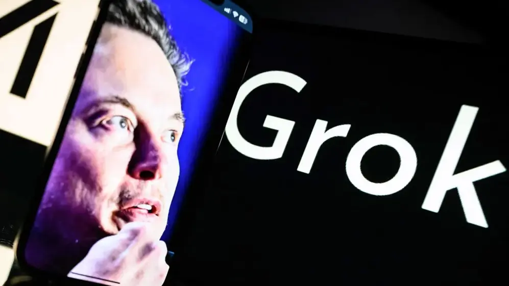 Elon Musk en la presentación de Grok 3.