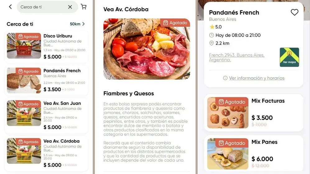 Cheaf permite comprar comida más barata en supermercados y restaurantes