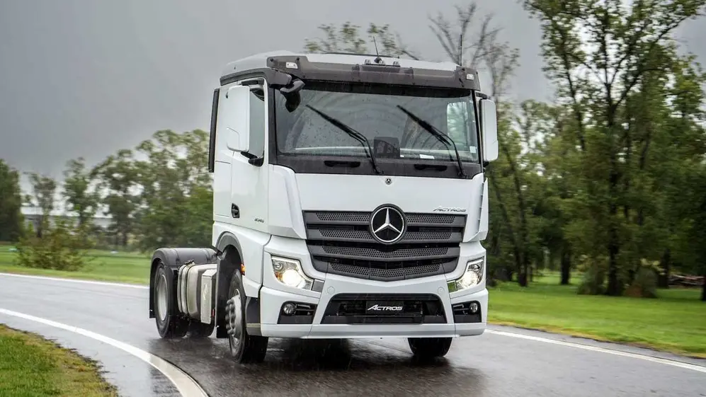 Actros, producido en Alemania.